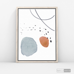 Cargar imagen en el visor de la galería, Cuadro Abstracto Nórdico Pastel Uno