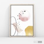 Cargar imagen en el visor de la galería, Cuadro Abstracto Nórdico Pastel Dos