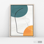 Cargar imagen en el visor de la galería, Cuadro Abstracto Nórdico Trazos Dos