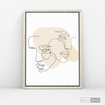 Cargar imagen en el visor de la galería, Cuadro Face Lines Empatía