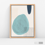 Cargar imagen en el visor de la galería, Cuadro Abstracto Reposo en Azul