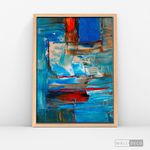 Cargar imagen en el visor de la galería, Arte Abstracto Profundidad Azul