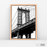 Cargar imagen en el visor de la galería, Cuadro New York Dumbo Vertical