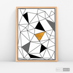 Cargar imagen en el visor de la galería, Cuadro Abstracto Prisma Pirámide