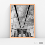 Cargar imagen en el visor de la galería, Cuadro New York Brooklyn Bridge Horizontal