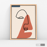 Cargar imagen en el visor de la galería, Cuadro Rostros Abstractos Clara