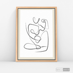 Cargar imagen en el visor de la galería, Cuadro Minimalista Figura Humana