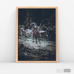 Cargar imagen en el visor de la galería, Cuadro Animales Ciervo Rojo (B)