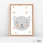 Cargar imagen en el visor de la galería, Cuadro Infantil Lindo Gatito