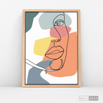 Cargar imagen en el visor de la galería, Cuadro Face Lines Filomena