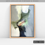 Cargar imagen en el visor de la galería, Arte Pintado a Mano Pensamiento Musical Vertical