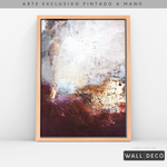 Cargar imagen en el visor de la galería, Arte Pintado a Mano Entre Luz y Rosa Vertical