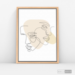 Cargar imagen en el visor de la galería, Cuadro Face Lines Empatía