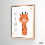 Cargar imagen en el visor de la galería, Cuadro Infantil Jirafa Kind