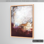 Cargar imagen en el visor de la galería, Arte Pintado a Mano Entre Luz y Rosa Vertical