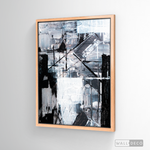 Cargar imagen en el visor de la galería, Cuadro Abstracto Blanco y Negro