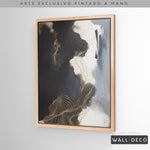 Cargar imagen en el visor de la galería, Arte Pintado a Mano Ritmo Nocturno Vertical