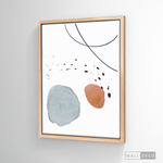 Cargar imagen en el visor de la galería, Cuadro Abstracto Nórdico Pastel Uno