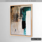 Cargar imagen en el visor de la galería, Arte Pintado a Mano Utopia Vertical