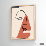 Cargar imagen en el visor de la galería, Cuadro Rostros Abstractos Clara