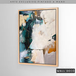 Cargar imagen en el visor de la galería, Arte Pintado a Mano Esmeralda Vertical