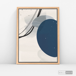 Cargar imagen en el visor de la galería, Cuadro Abstracto Nórdico Óvalos Dos