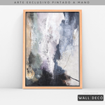 Cargar imagen en el visor de la galería, Arte Pintado a Mano Átomos de Mar Vertical