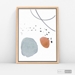 Cargar imagen en el visor de la galería, Cuadro Abstracto Nórdico Pastel Uno