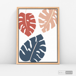 Cargar imagen en el visor de la galería, Cuadro Boho Monstera color