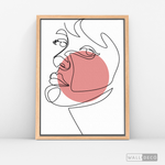 Cargar imagen en el visor de la galería, Cuadro Face Lines Eva