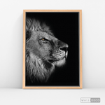 Cargar imagen en el visor de la galería, Cuadro Animales León (A) B/N