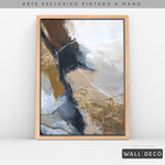 Cargar imagen en el visor de la galería, Arte Pintado a Mano Montañas de Color Vertical