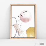 Cargar imagen en el visor de la galería, Cuadro Abstracto Nórdico Pastel Dos