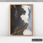 Cargar imagen en el visor de la galería, Arte Pintado a Mano Ritmo Nocturno Vertical