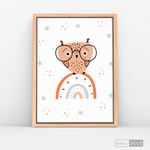 Cargar imagen en el visor de la galería, Cuadro Infantil Buho