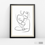 Cargar imagen en el visor de la galería, Cuadro Minimalista Figura Humana