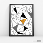 Cargar imagen en el visor de la galería, Cuadro Abstracto Prisma Pirámide