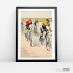 Cargar imagen en el visor de la galería, Cuadro Arte Vintage Bikes