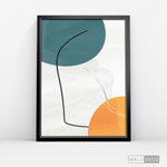 Cargar imagen en el visor de la galería, Cuadro Abstracto Nórdico Trazos Dos