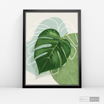 Cargar imagen en el visor de la galería, Cuadro Botánico Monstera Tropical