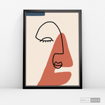 Cargar imagen en el visor de la galería, Cuadro Rostros Abstractos Clara