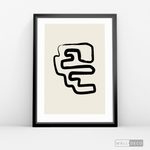 Cargar imagen en el visor de la galería, Cuadro Minimalista Line Art