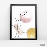 Cargar imagen en el visor de la galería, Cuadro Abstracto Nórdico Pastel Dos