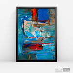 Cargar imagen en el visor de la galería, Arte Abstracto Profundidad Azul