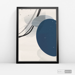 Cargar imagen en el visor de la galería, Cuadro Abstracto Nórdico Óvalos Dos