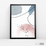 Cargar imagen en el visor de la galería, Cuadro Abstracto Nórdico Pastel tres