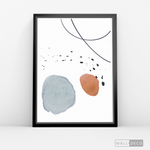 Cargar imagen en el visor de la galería, Cuadro Abstracto Nórdico Pastel Uno