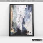 Cargar imagen en el visor de la galería, Arte Pintado a Mano Átomos de Mar Vertical