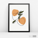 Cargar imagen en el visor de la galería, Cuadro Minimalista Durazno