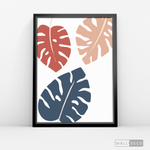 Cargar imagen en el visor de la galería, Cuadro Boho Monstera color